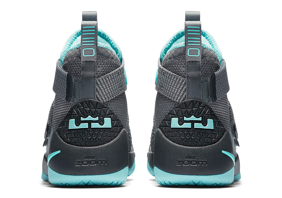 Nike Lebron Soldier 11 Gs Grey Mint 5