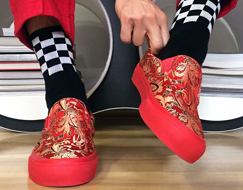 Opening Ceremony Vans Qi Pao Chinese Slip On Pack 12
