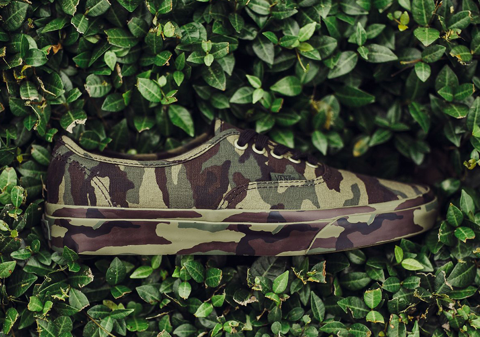 The Vans Authentic Goes Full Camo