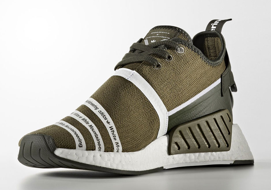 White Mountaineering Adidas Nmd R2 Olive Cg3648 3