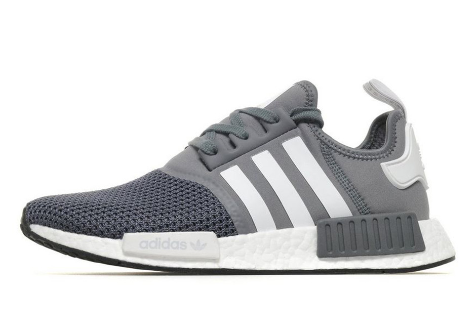 Adidas Nmd R1 Dark Grey White Jd Sports 02
