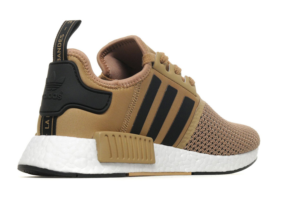 Adidas Nmd R1 Gold Black 6