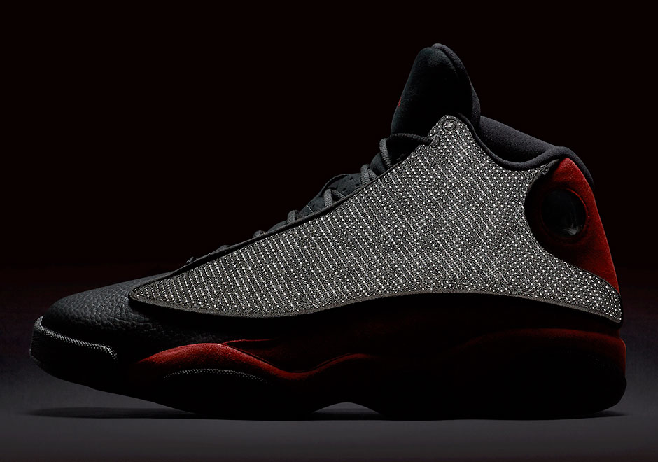 The Air Jordan 13 “Bred” Will Featured Reflective Nylon Uppers
