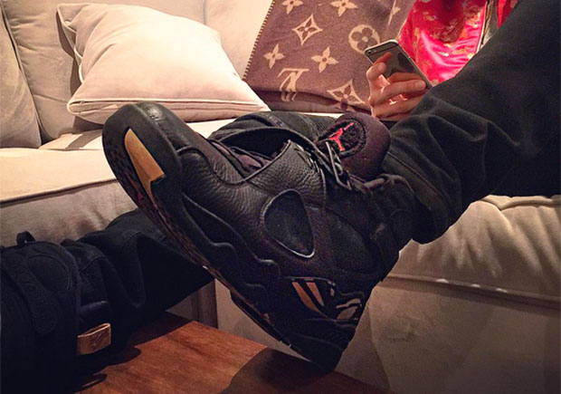 Jordan 8 Ovo Black January 2018