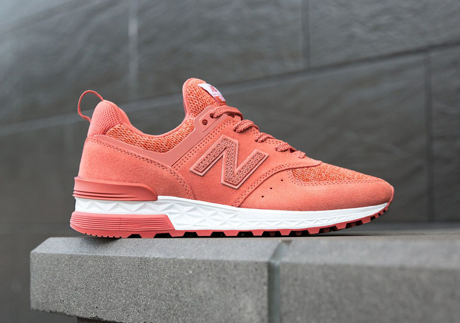 New Balance 574 Suede Copper Rose Available