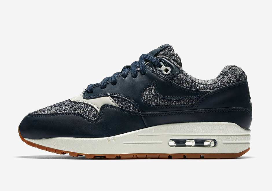 Nike Air Max 1 Premium Navy Gum 454746 403 02
