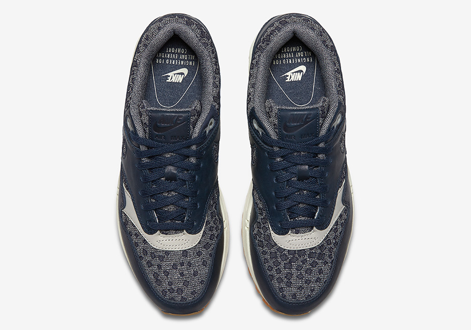Nike Air Max 1 Premium Navy Gum 454746 403 04