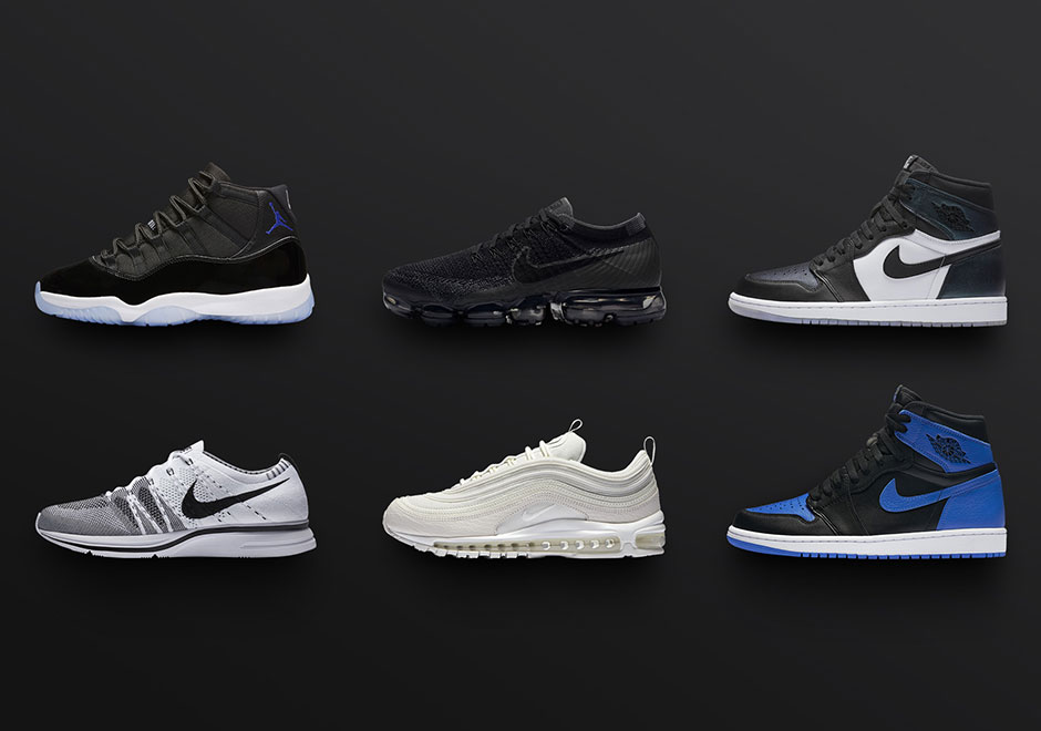 Royal 1s, Space Jam 11s, Flyknit Trainer OG, And More In Nike SNEAKRS+ App “Heat Wave” Restock