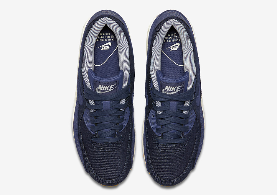 Nike Wmns Air Max 90 Denim Suede Gum 881105 401 04