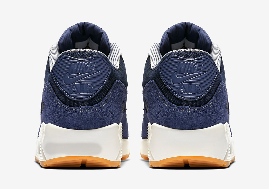 Nike Wmns Air Max 90 Denim Suede Gum 881105 401 05