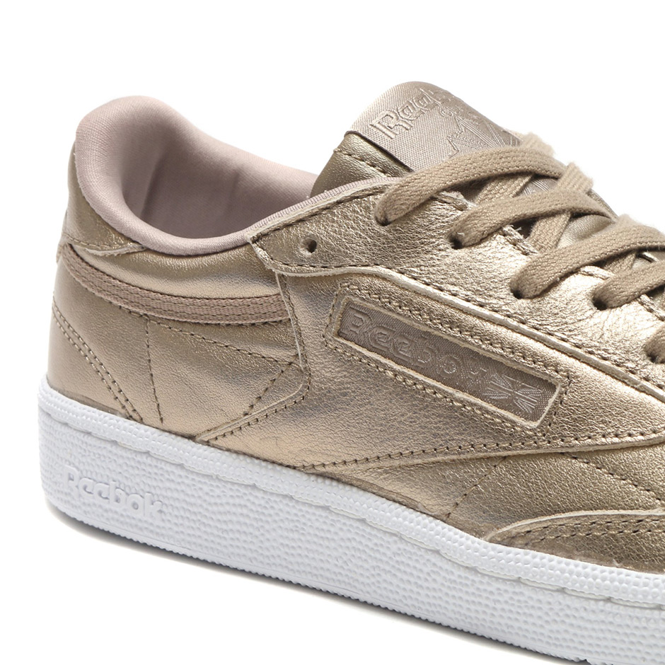 Reebok Club C Metallic Gold Grey Gold Bs7901 9