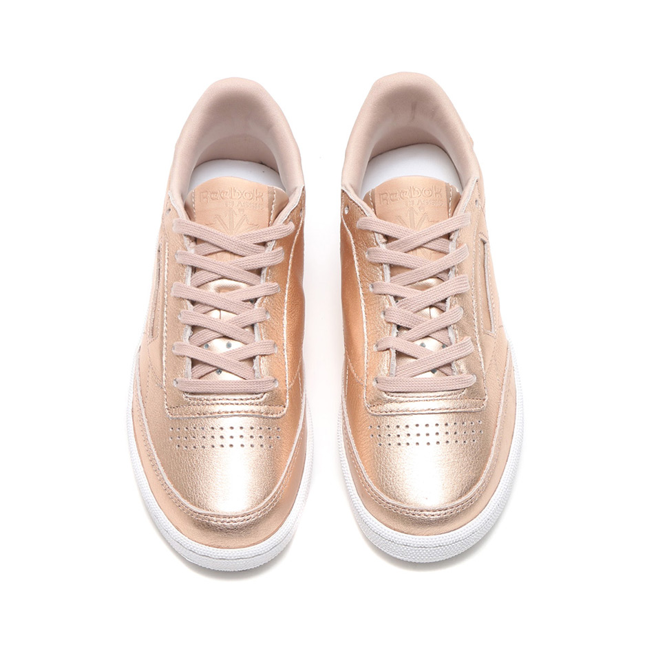 Reebok Club C Metallic Gold Peach Bs7899 5