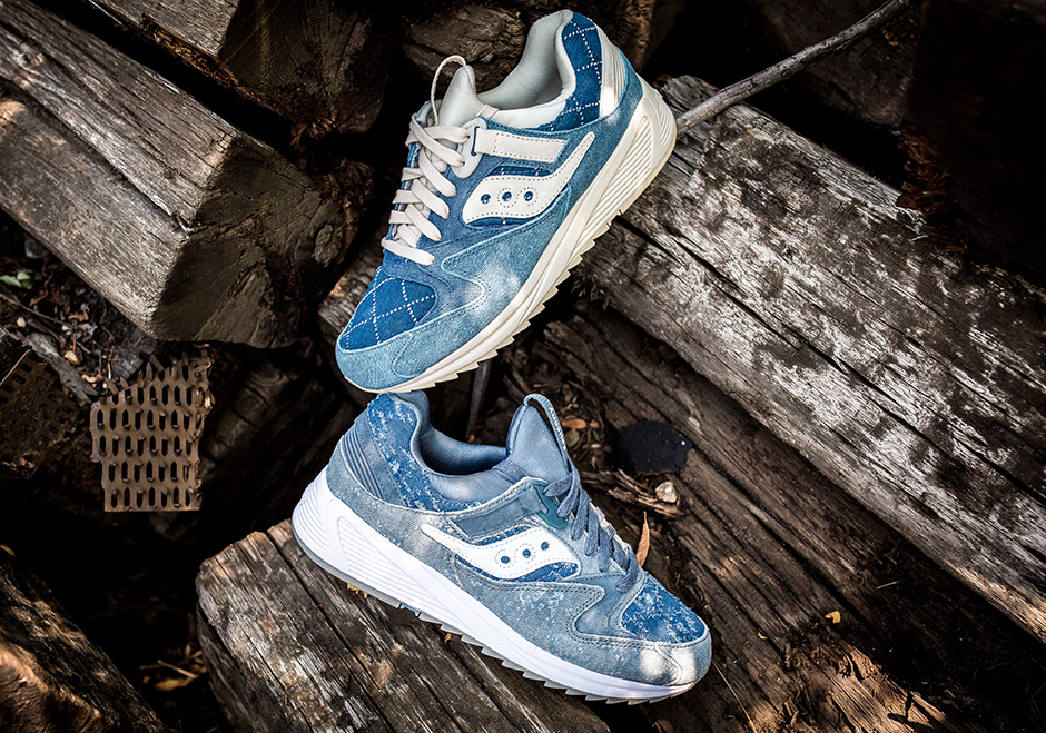 Saucony Dresses The Grid 8500 MD In Denim With The “Boro” Pack
