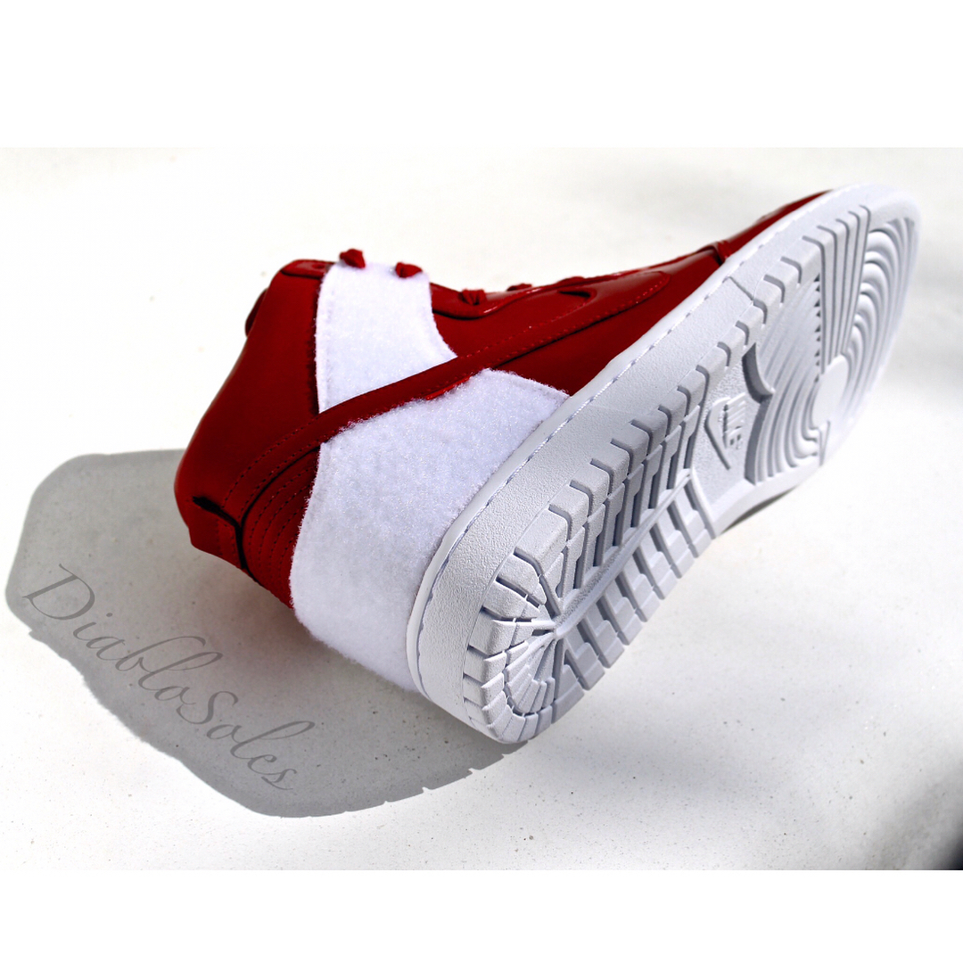 Supreme Nike Sb Dunk High Red Leather Sample 02