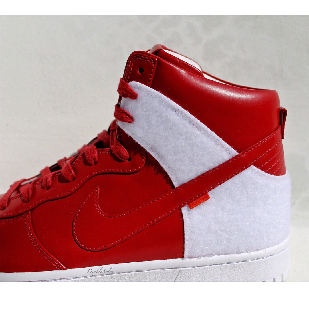 Supreme Nike Sb Dunk High Red Leather Sample 03