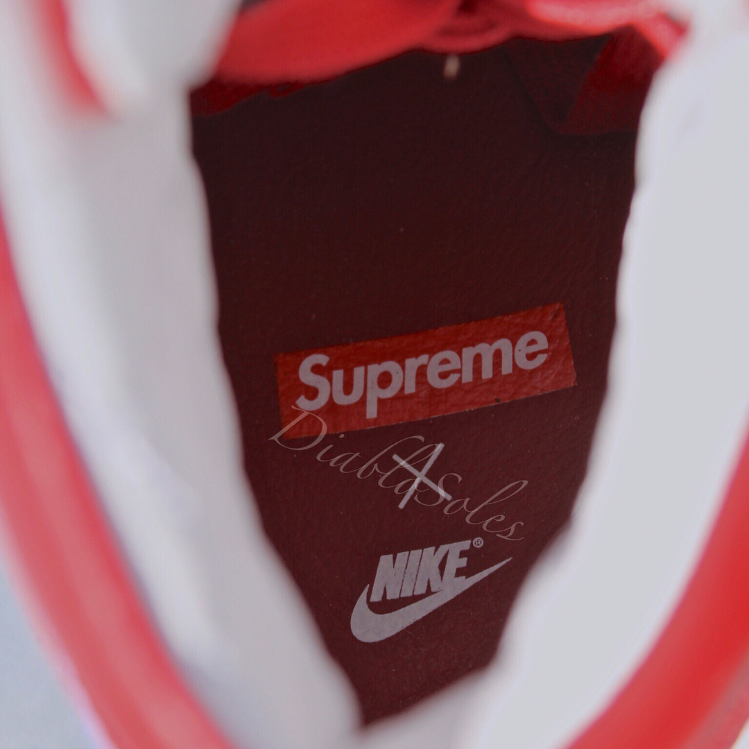Supreme Nike Sb Dunk High Red Leather Sample 05