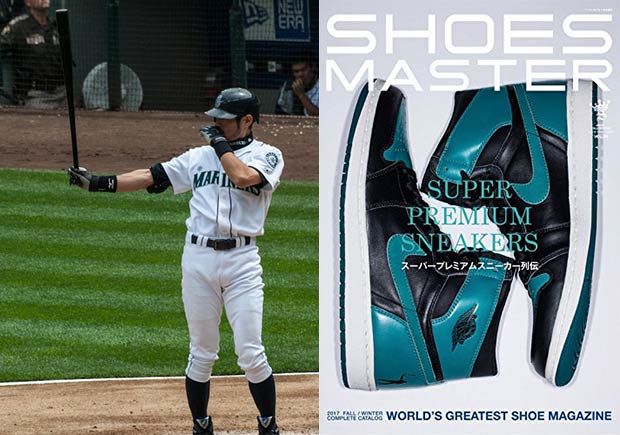 An Air Jordan 1 "Ichiro" Sample Appears On Latest Shoes Master Japan Cover