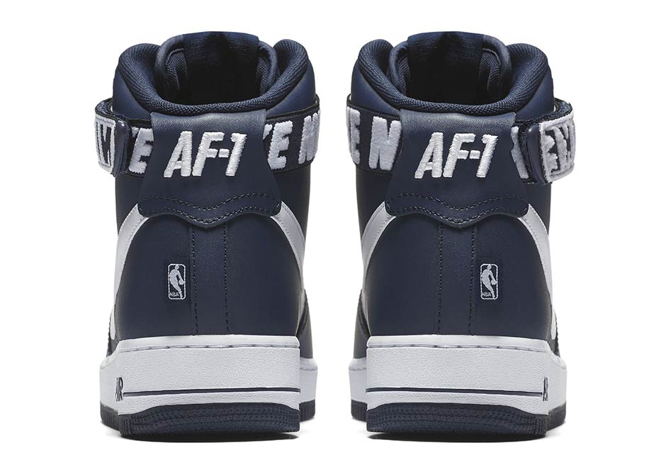 Nike Air Force 1 High Nba Navy 4