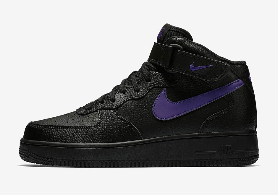 Nike Air Force 1 Mid Court Purple Black 315123 043 2
