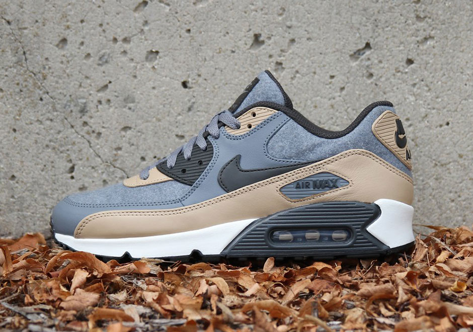 Nike Brings Wool Materials To The Air Max 90 Premium For Fall