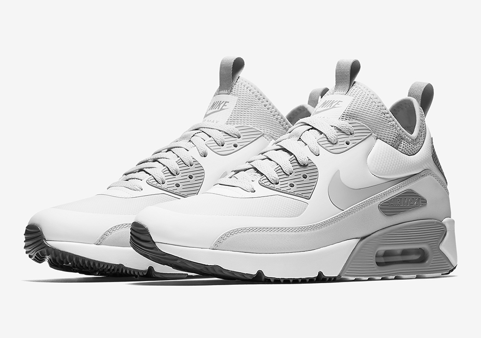 Nike Air Max 90 Ultra Mid Winter White Pure Platinum 924458 100 1