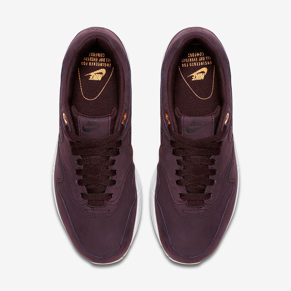 Nike Wmns Air Max 1 Premium Port Wine White 454746 602 2