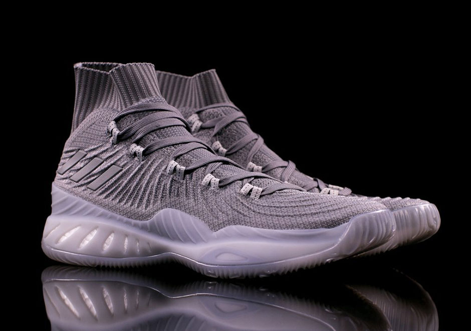 The adidas Crazy Explosive Primeknit '17 Appears In "Triple Grey"