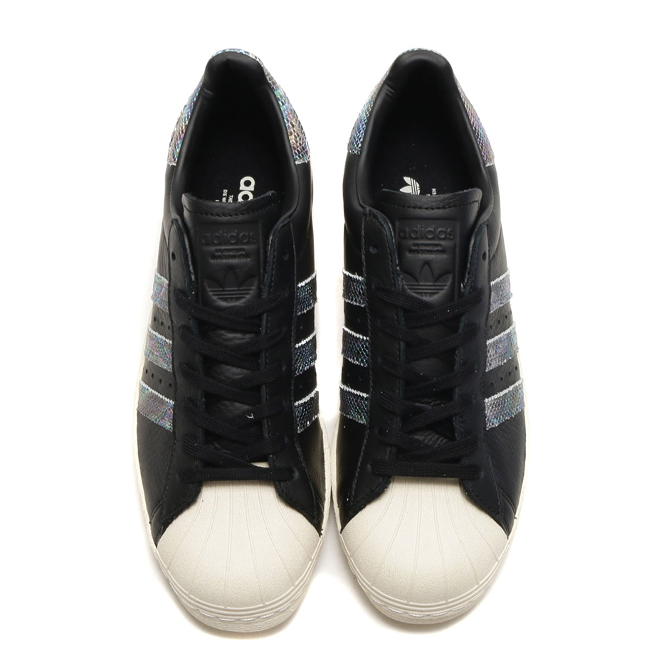 Adidas Superstar Iridescent Snakeskin Black Leather Bz0147 3