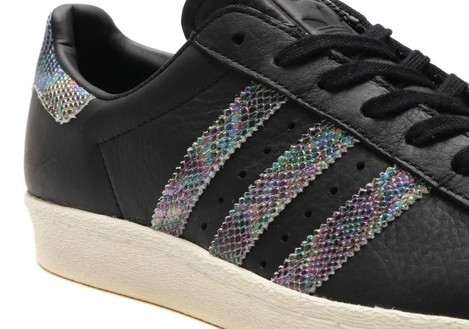 The Best Selling adidas Superstar Gets Iridescent Snakeskin Details