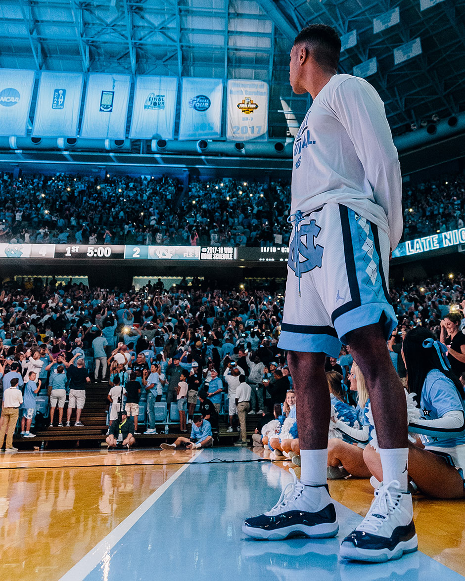Air Jordan 11 Win Like 82 Unc Scrimmage Debut 2