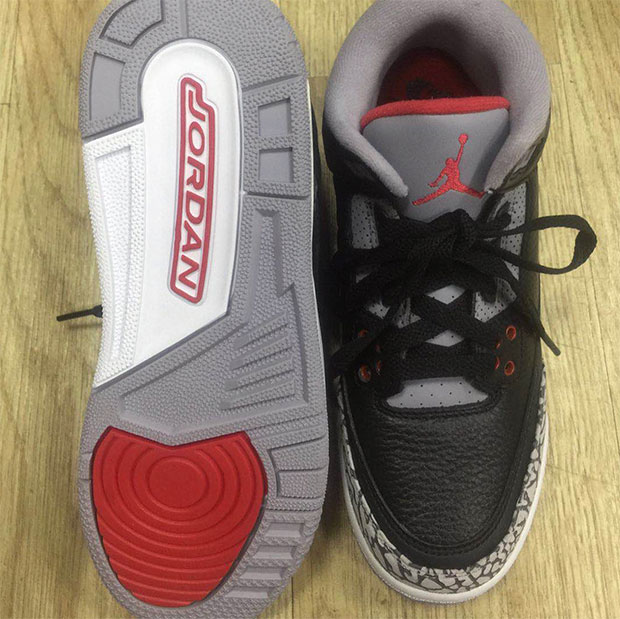 Air Jordan 3 Black Cement Nike Air 2018 Release 1