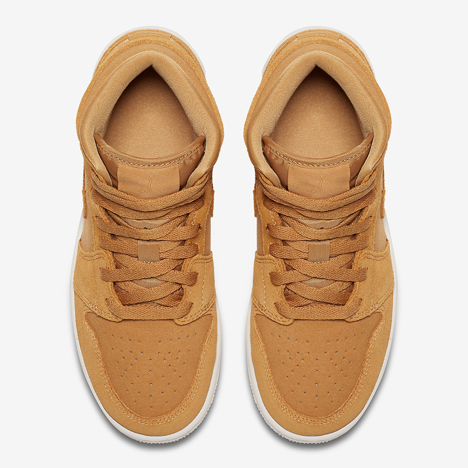 Jordan 1 Mid Wheat 554725 725