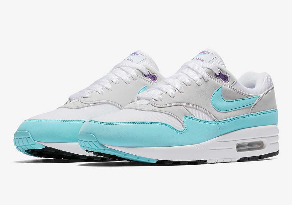 Nike Air Max 1 Anniversary Releasing In Original Aqua And Purple