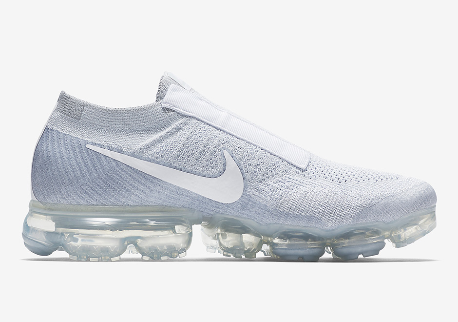 Nike Vapormax Laceless Pure Platinum Aq0581 002 4
