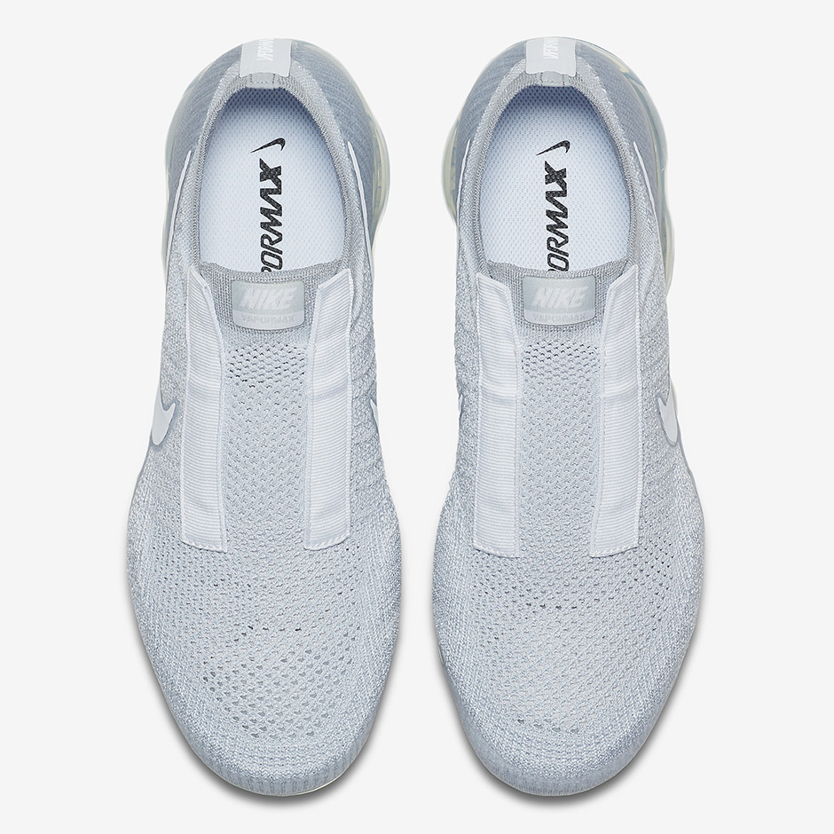 Nike Vapormax Laceless Pure Platinum Aq0581 002 6