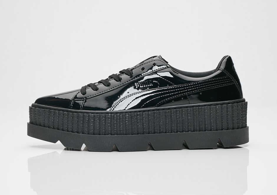 Rihanna Puma Fenty Creeper Patent Pointy Toes Black 2