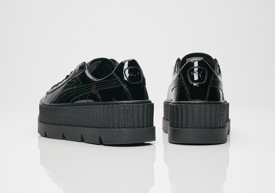 Rihanna Puma Fenty Creeper Patent Pointy Toes Black 3