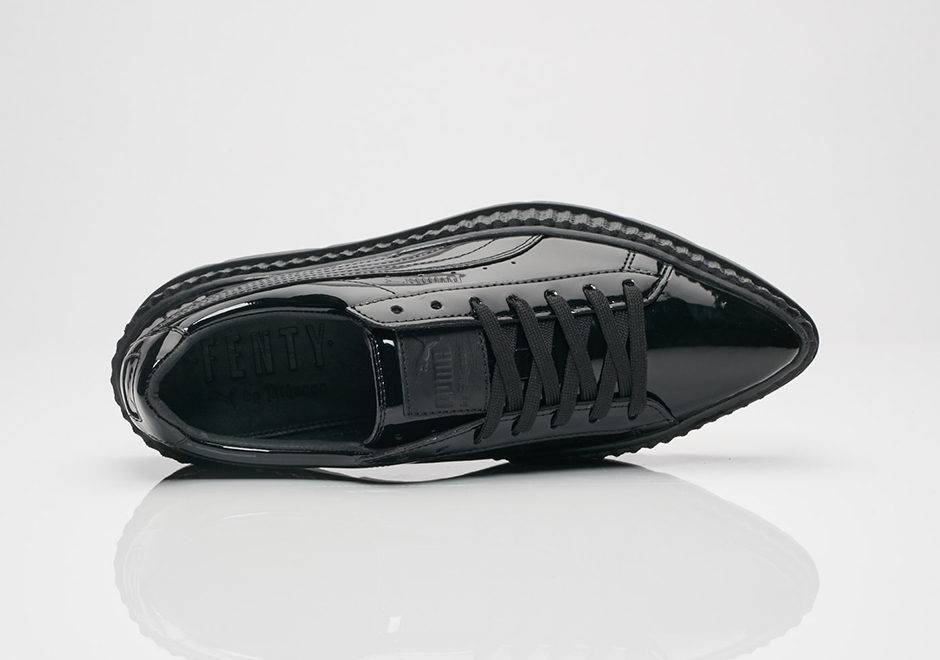 Rihanna Puma Fenty Creeper Patent Pointy Toes Black 4
