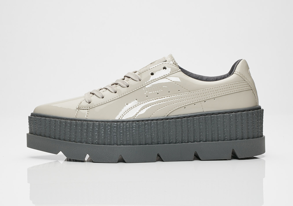 Rihanna Puma Fenty Creeper Patent Pointy Toes Dove 2