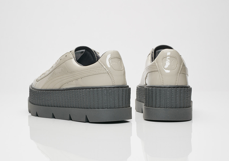 Rihanna Puma Fenty Creeper Patent Pointy Toes Dove 3
