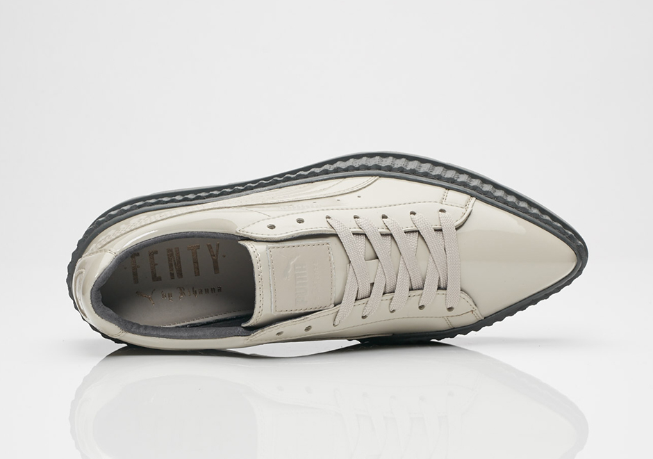 Rihanna Puma Fenty Creeper Patent Pointy Toes Dove 4