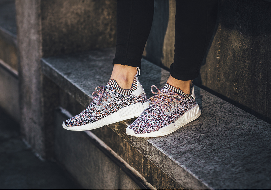 Adidas Nmd R1 Color Static On Foot 4