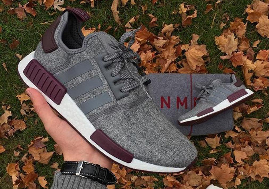 Grey Wool Appears On The adidas NMD R1