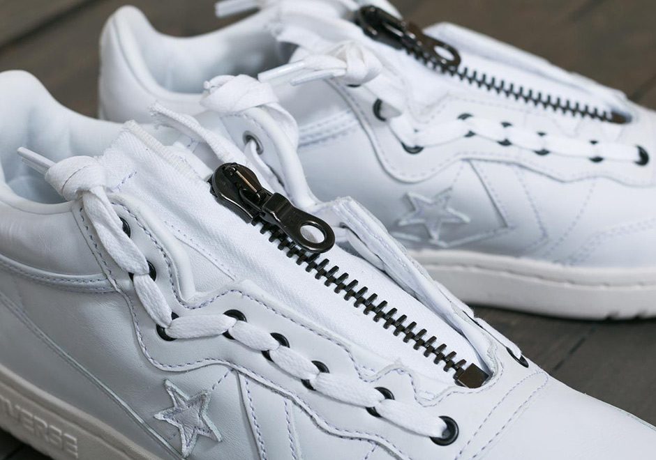 Converse Fastbreak Mid Zippers White 1