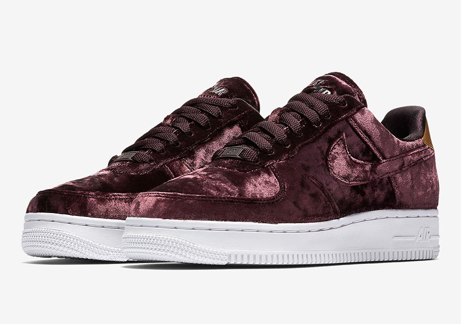 Nike Drapes The Air Force 1 Low In Plush Velvet