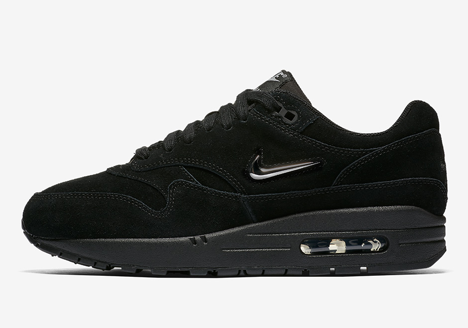 Nike Air Max 1 Jewel Sc Triple Black Aa0512 001 3