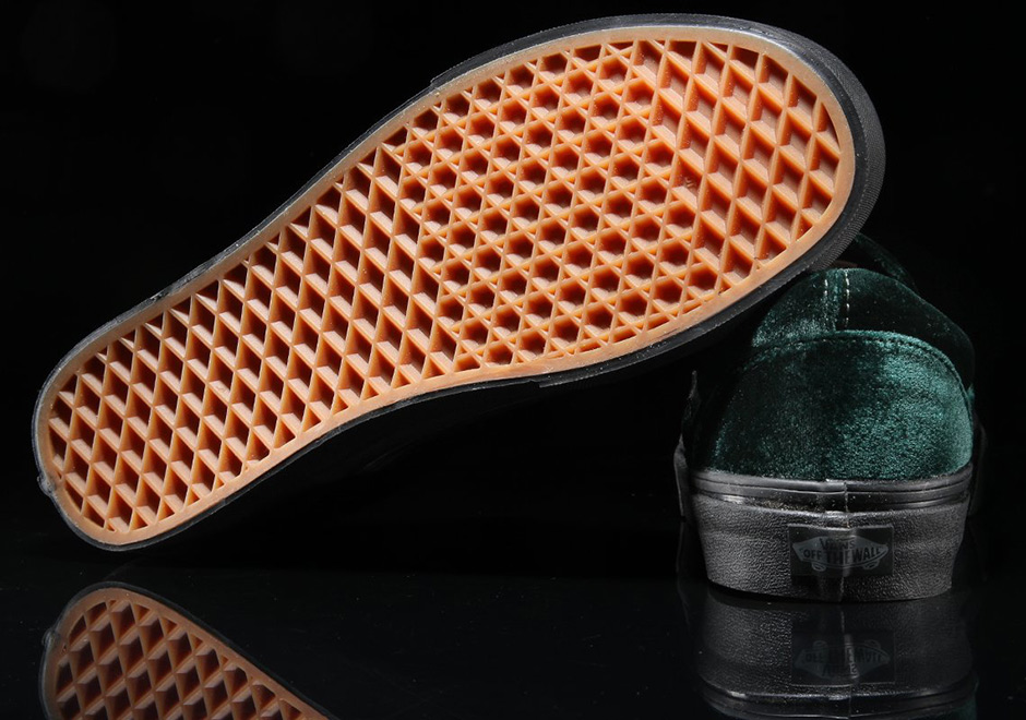Vans Slip On Velvet Green 4