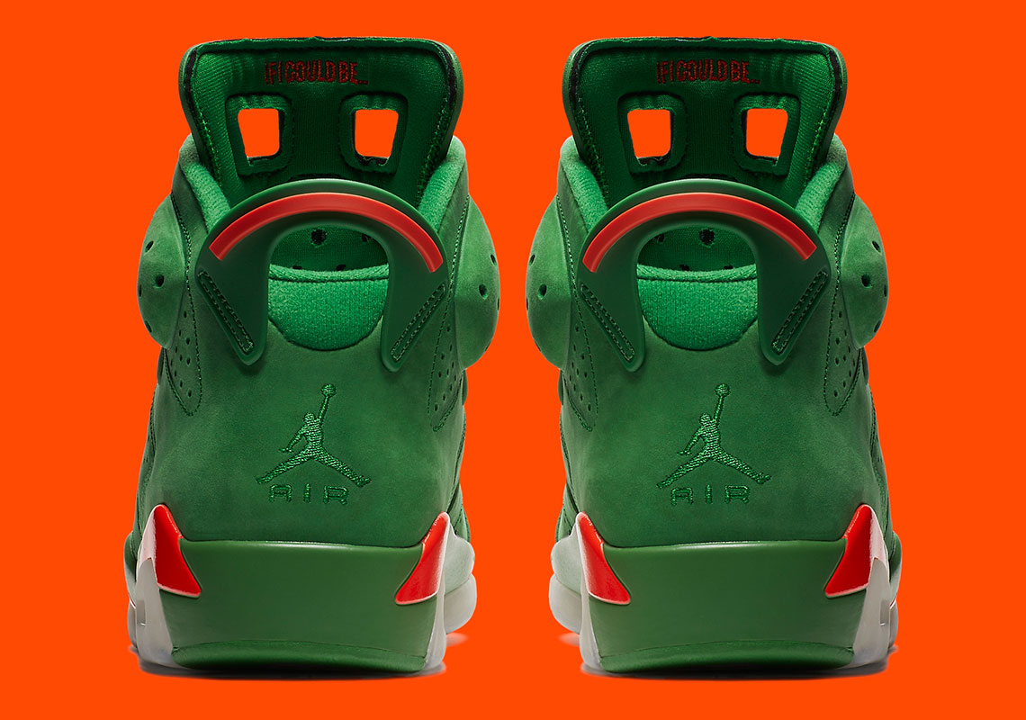 Air Jordan 6 Gatorade Green Suede Release Date 4