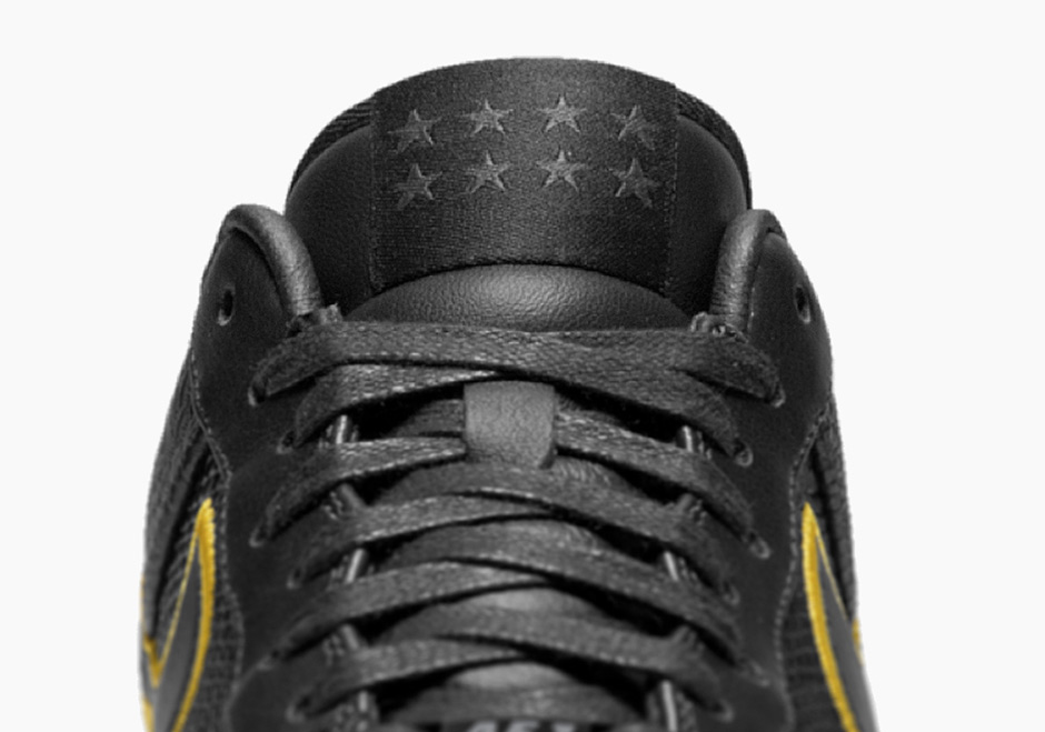 Nike Air Force 1 Black Mamba Kobe Bryant Jersey Retirement 2