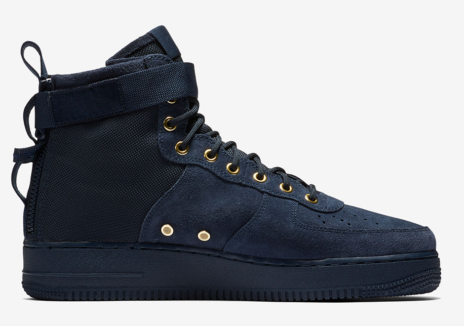 Nike Sf Af1 Mid Obsidian 917753 400 2